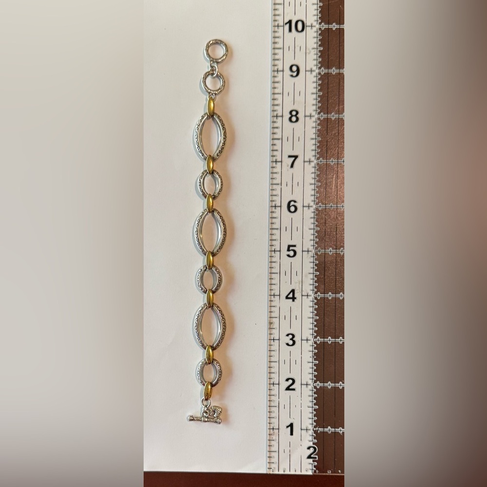 Elegant Silver and Gold Women's Bracelet